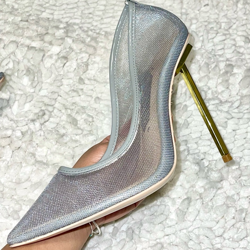Jessica Rich Mesh Pump Heels